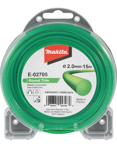 Najlonska nitka okrogla zelena 2,0mm/15m Makita E-02705