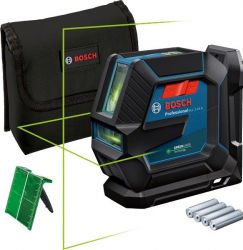 Kombinirani laser z zelenim žarkom Bosch GLL 2-15 G + LB 10